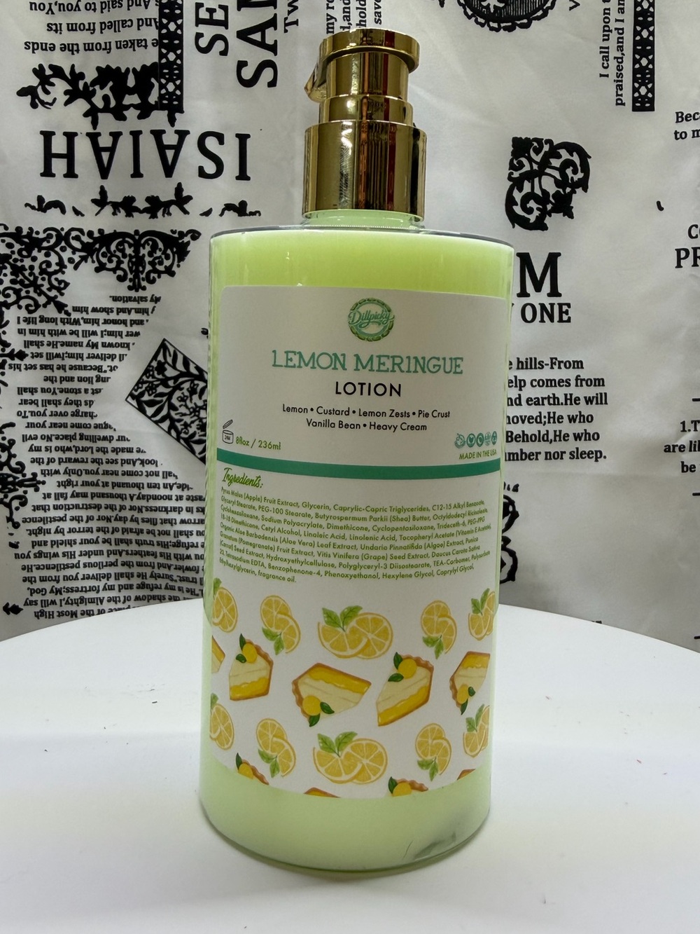 Aminnah Lotion & Whipped Foaming Soap Set With Lip Gloss- Lemon Scented - Picture 5 of 10